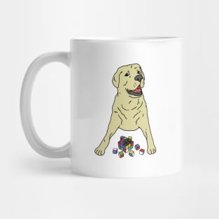 Labrador Playing Rubik's Cube Mug